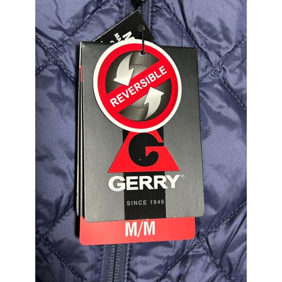 Gerry Women's Puffer Packable Reversible Down Vest in Indigo/Port - Sz M - NWT - Picture 7 of 11